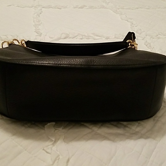 Black Leather Coach Purse - Picture 5 of 6